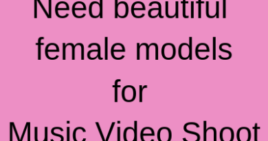 Need beautiful female models for Music Video Shoot