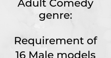Web Series of Adult Comedy genre requirement of male and female models