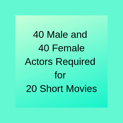 huge acting audition for movie shooting