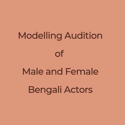 latest Modeling Audition Male Female Bengali