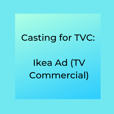 tvc shooting audition in mumbai ikea