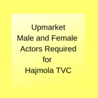 upmarket actors male female for tvc shooting