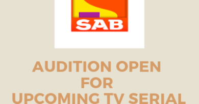 AUDITION OPEN FOR UPCOMING TV SERIAL ON SAB TV