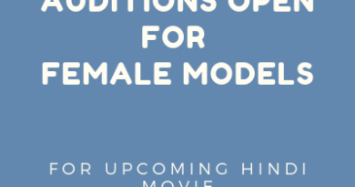 AUDITIONS OPEN FOR FEMALE MODELS BOLLYWOOD MOVIE