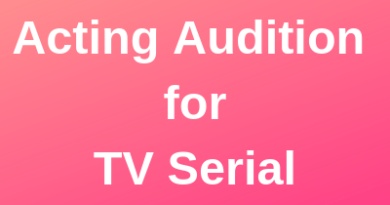 Acting Audition for TV Serial