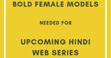 BOLD FEMALE MODELS NEEDED FOR UPCOMING HINDI WEB SERIES