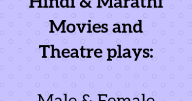 Casting call for Hindi & Marathi Movies and Theatre plays