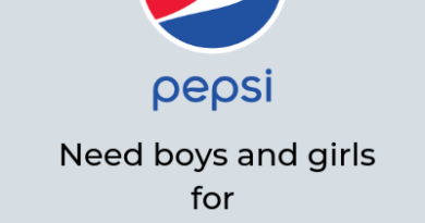 Need boys and girls for shooting of Pepsi Ad