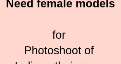 Need female models for Photoshoot of Indian ethnic wear