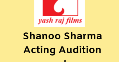 Shanoo Sharma Acting Audition at Yash Raj Films