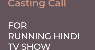 audition open FOR RUNNING HINDI TV SHOW