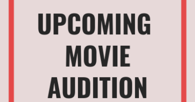 UPCOMING MOVIE AUDITION CASTING