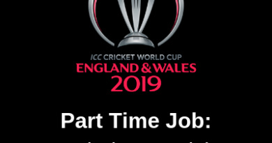Part Time Job Mumbai ICC Cricket World Cup