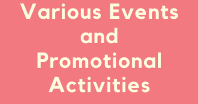 various events and promotional activities
