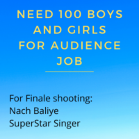 Boys and Girls wanted for celebrity dance and singing reality show