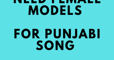 Need Female Models For Punjabi Song By T-Series