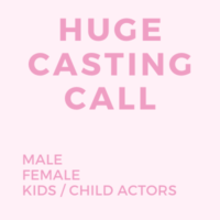 Need Male, Female and Kids for a big movie