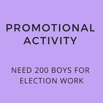 Promotional activity of election work