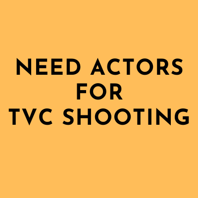 actors for tvc shooting