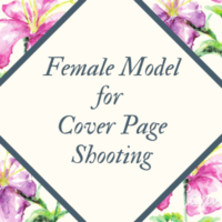 female model for cover page shooting