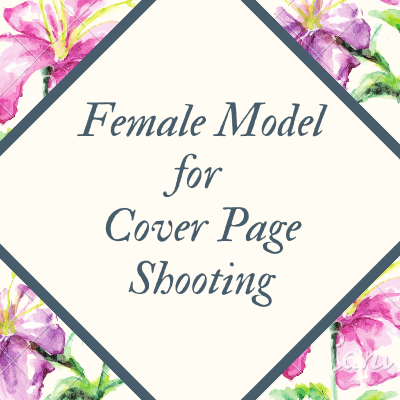 female model for cover page shooting