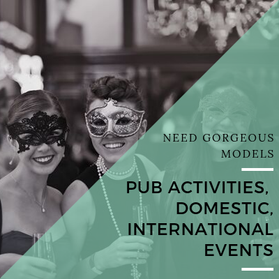 female models for pub events
