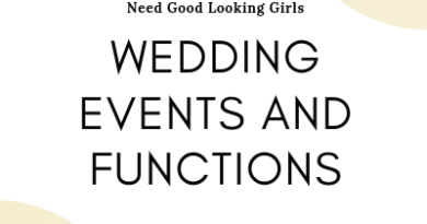 girls for wedding event fuctions