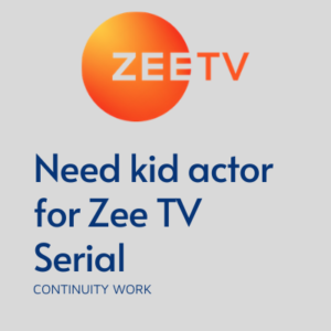 kid actor for zee tv serial