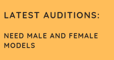 latest auditions of Male and female models