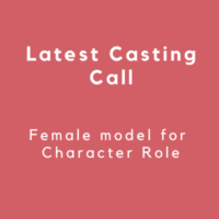 latest casting call character role female
