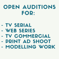 latest casting tv serial web series tvc print