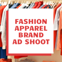 male and female models for a fashion apparel brand advertisement