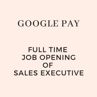 sales executive job opening