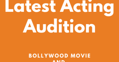 Acting audition for Bollywood movie and TVC