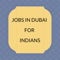 Jobs in Dubai for Indians