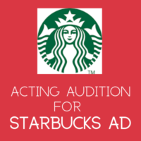 ACTING AUDITION FOR STARBUCKS AD