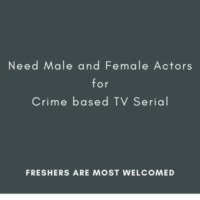 Casting call for Crime based TV Serial