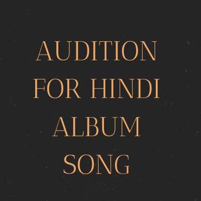 Audition for Hindi Album Song Pune shooting