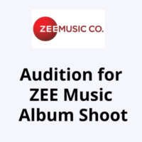 Audition for ZEE Music Album Shoot