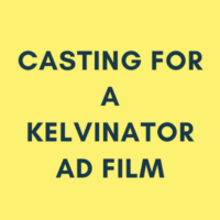 Casting for a Kelvinator ad film