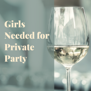 Girls Needed for Private Party Part time job
