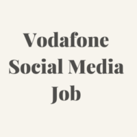Hiring for Social Media Blended Process vodafone