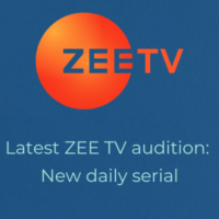 Latest ZEE TV audition New daily serial