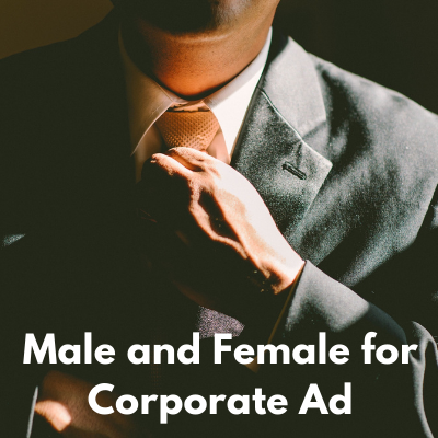 Male and Female for Corporate Ad