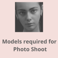 Models required for Photo Shoot