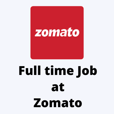 Zomato Hiring For Food Delivery Executive - Full Time Job At Delhi