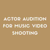 actor audition for music video