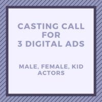 casting call of digital ads