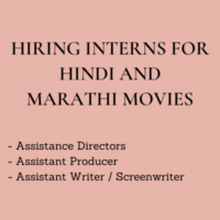 hiring interns for hindi and marathi movies