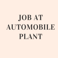 Hiring workers for an automobile plant